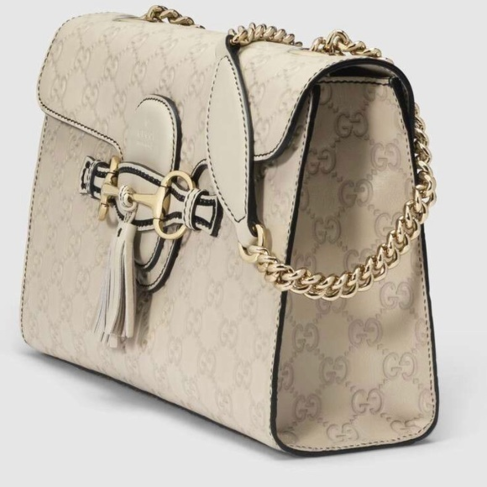 SOLD!!‎ Emily Chain Flap HandBag Guccissima
